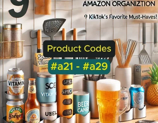 9 Affordable Amazon Kitchen Organization gadgets and must-haves for small businesses recommended on TikTok