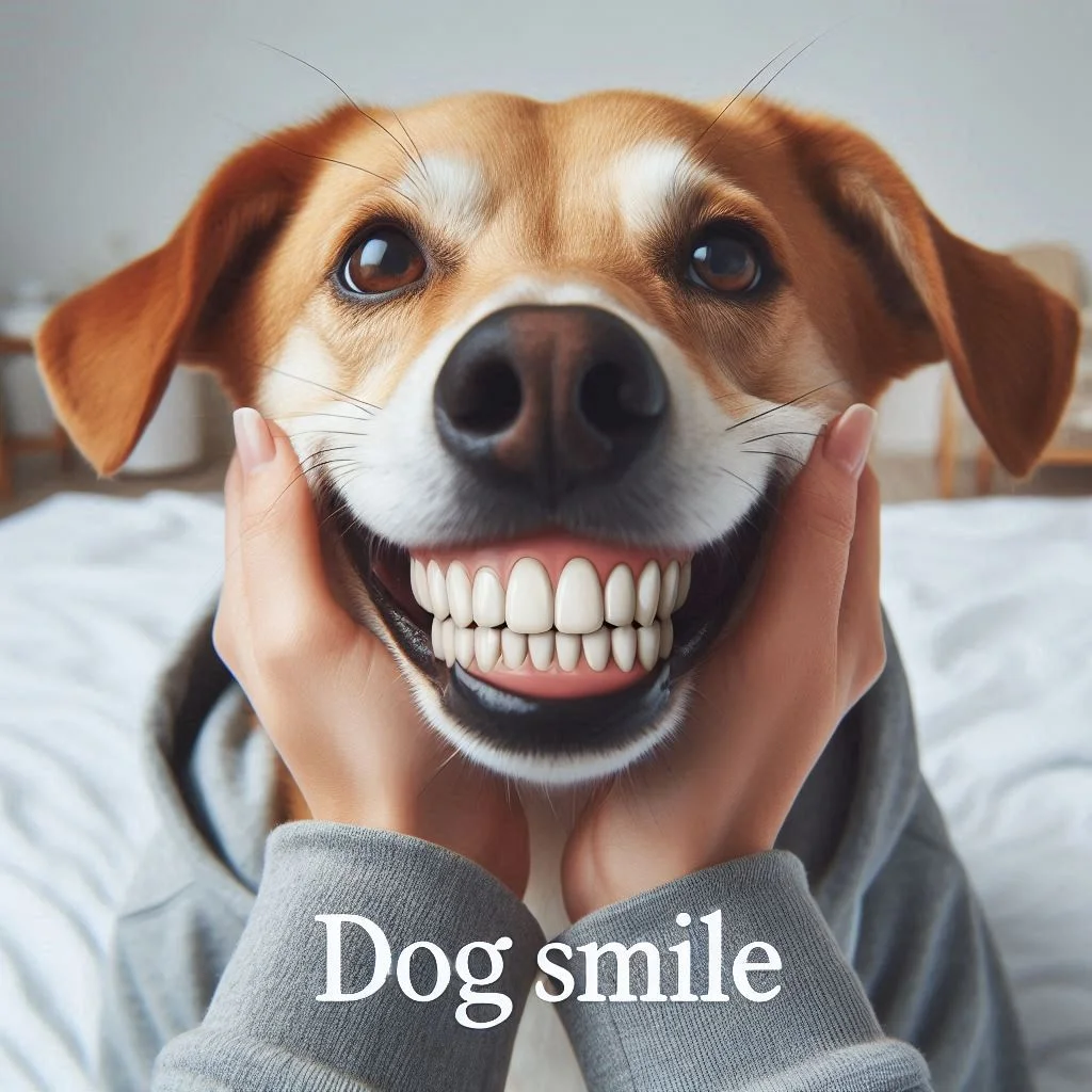 Happy dog with a big dog smile, representing joy and well-being, the focus of the Brainy Buyz guide to top products.