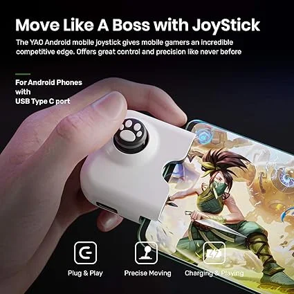 Level up your gaming with this mobile game controller joystick, a must-have gadget featured on Amazon TikTok for Android users.