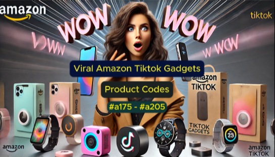 Trending Amazon products featured on TikTok, showcasing popular and highly rated items that are making waves online.