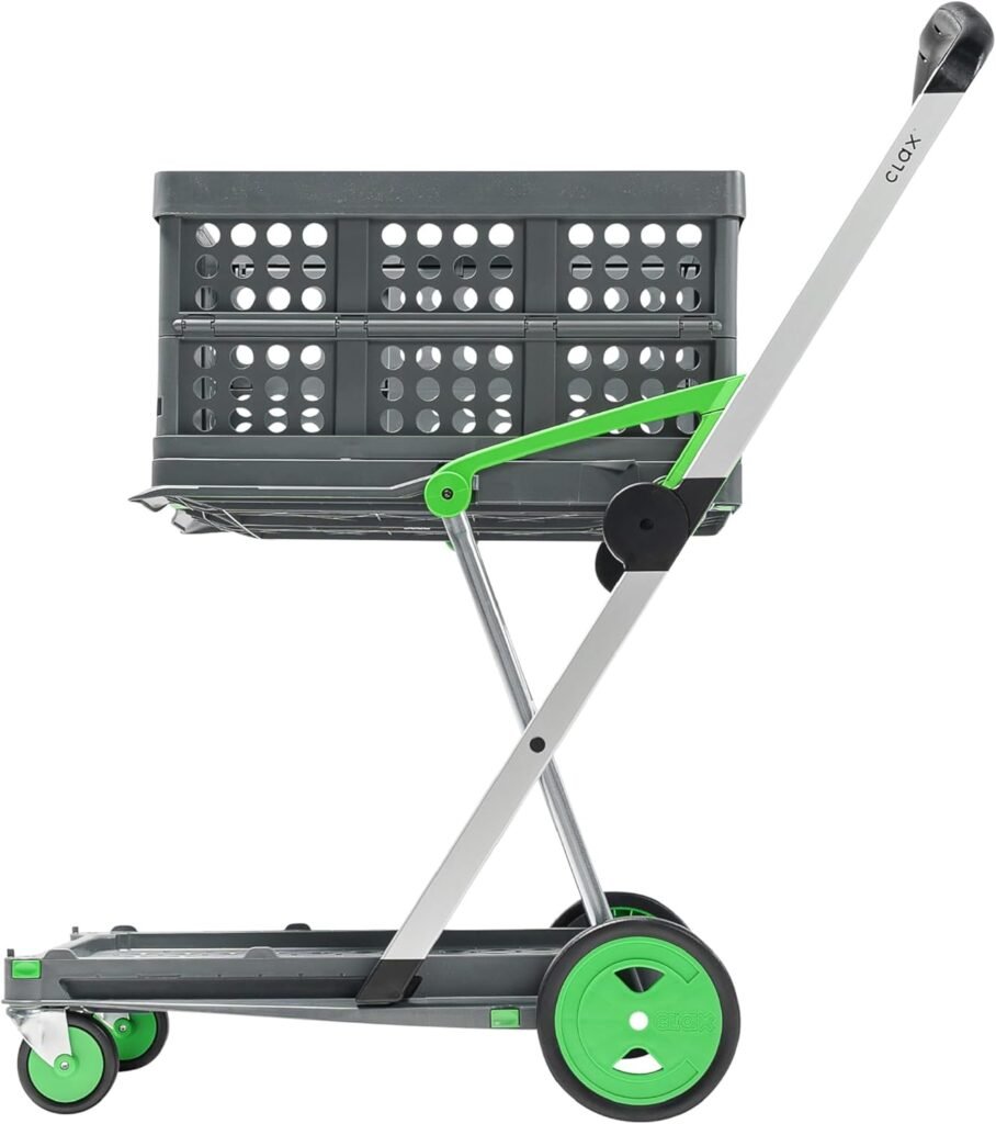 Collapsible Shopping Cart with Removable Bins